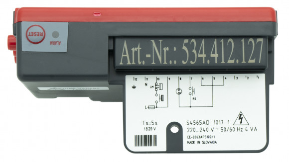 Контроллер управления горением Resideo S4565AD1017 топочник Honeywell S4565 AD1017 (534.412.127)_