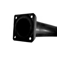 Труба черная стальная Fraccaro Ø 89 мм, длина 2787 мм