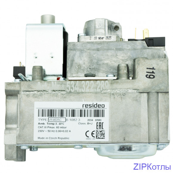 Клапан Resideo VR4605CB1082 газовая арматура VR4605 CB1082 Honeywell (534.322.289)