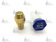 Форсунка топливная для горелки Danfoss Данфосс 0.30GPH, 80H, 030H8102 (327.892.253)  