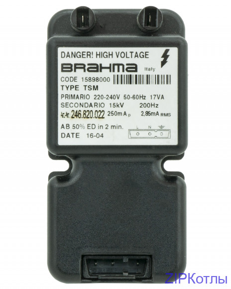 Трансформатор Brahma TSM 15898000 устройства розжига Брахма 246.820.022 _