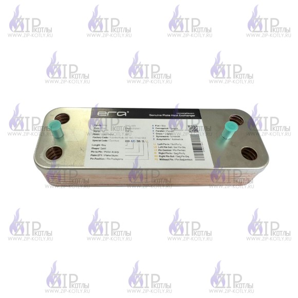 Теплообменник ГВС на 12 пластин Hrale/ERA для Baxi 5686670