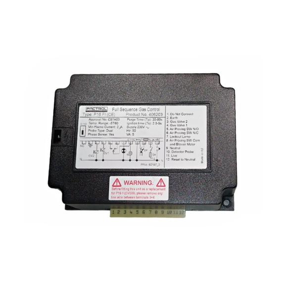 Блок управления горением PACTROL P16 FI 406203 для Kubler