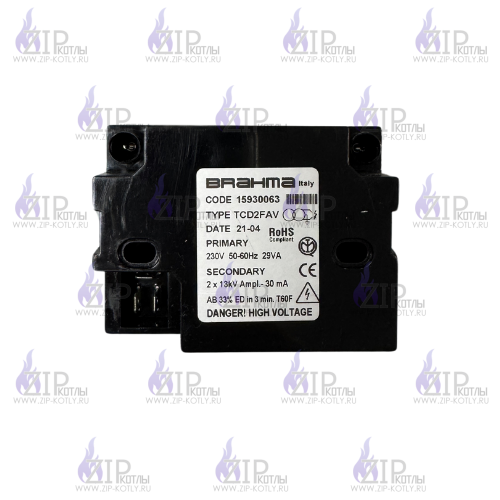 Трансформатор розжига Brahma TCD2FАV 15930063_1
