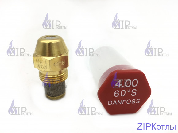 Форсунка топливная дизельная для горелки Danfoss Данфосс 4.00GPH,60S 030F6144 327.892.141