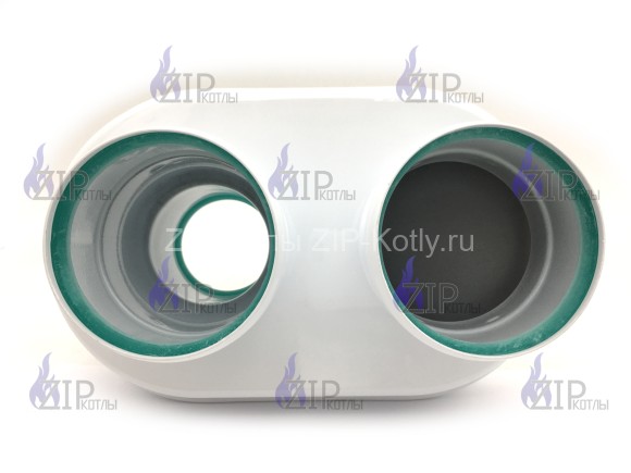 АДАПТЕР ПЕРЕХОДА 60Х100 НА 80 С ХОМУТОМ, ФЛАНЦЕМ И ВТУЛКОЙ 01.27.000.000_2