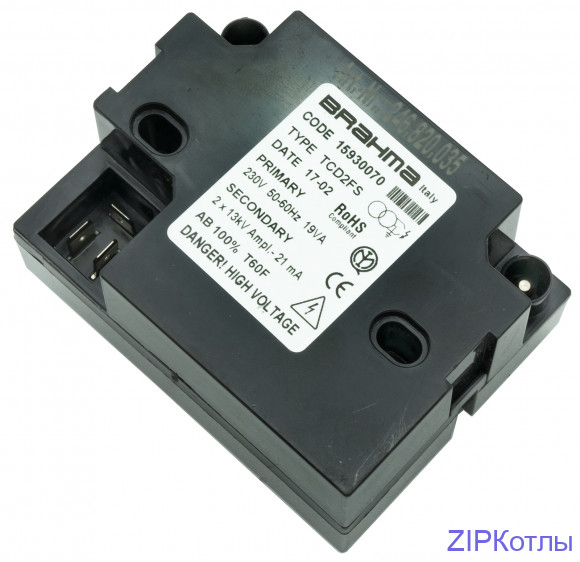 Трансформатор Brahma  TCD2FS блок поджига 15930070 Блок розжига (246.820.035)_2