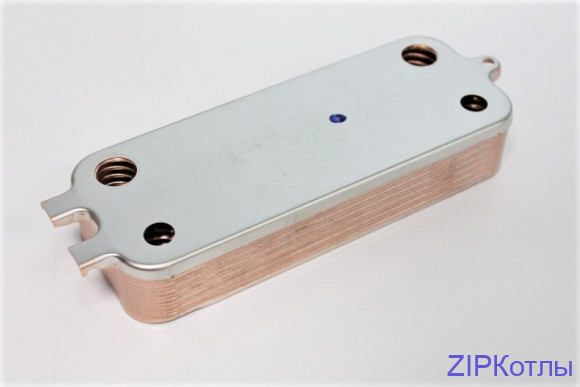 Теплообменник вторичный 12 пластин для котлов Buderus, Bosch 87186446230 (5)