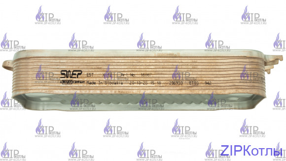 Теплообменник вторичный SWEP 12 пласти на газовый котел Bosch 87186446230