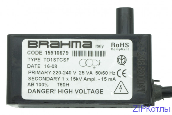 Трансформатор Brahma Блок розжига TD1STCSF 15910679 блок поджига (246.820.041)_1