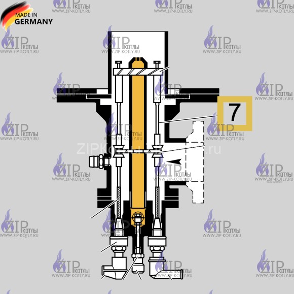 Свеча электрод розжига и контроля пламени Kromschroder BR 80 L35 74330741_4 Свеча электрод розжига и контроля пламени Kromschroder BR 80 L35 74330741_4