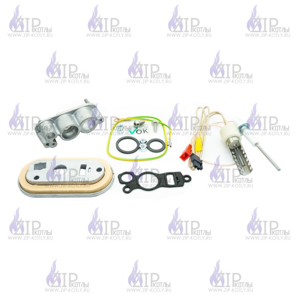 Комплект смотрового отверстия с электродом розжига и ионизации GB162/ZBR 50-100 кВт Buderus 8738901633_1