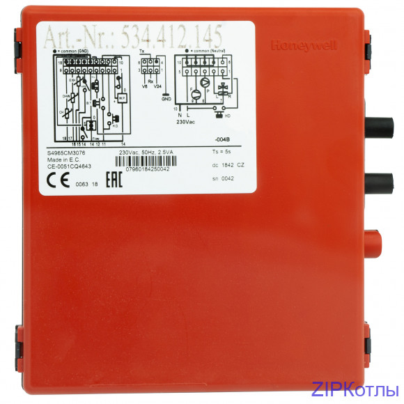 Контроллер управления горением S4965CM3076 Resideo S4965 CM 3076 Honeywell (534.412.145)_