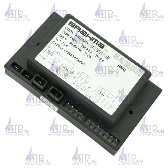 Блок управления горением Brahma FM11, 37010051 контролер 2 топочник 246.124.072