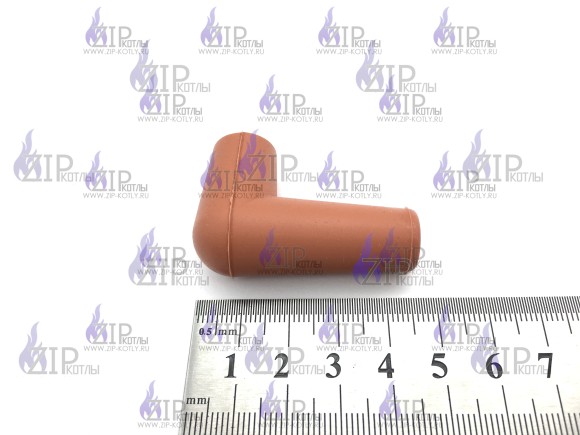 Колпачок угловой 6,3 mm Cofi для высоковольтного кабеля 4,7-5,2-7 mm_1