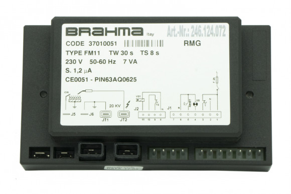 Блок управления горением Brahma FM11, 37010051 контролер 3 топочник 246.124.072