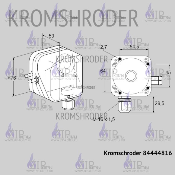 Датчики-реле давления Kromschroder DL 50K-3 84444816_4