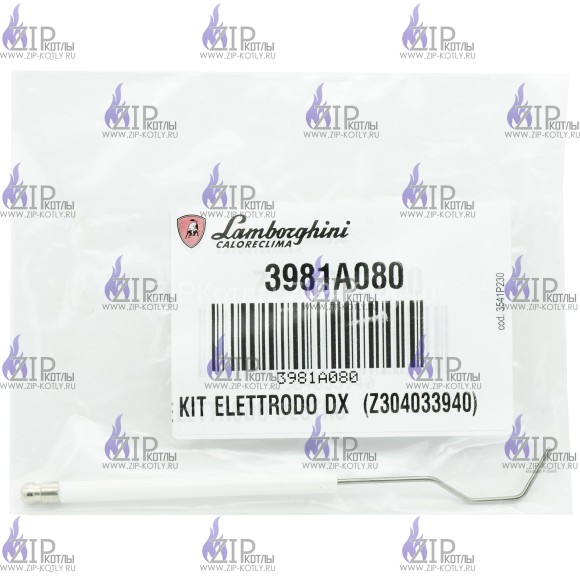 Электрод поджига правый 3981A080 для LAMBORGHINI ЕМ 16 - Е, ЕМ 16/2 Е (4033940) (Z304033940)