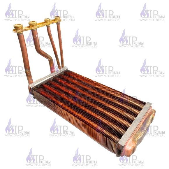 Битермический теплообменник 350 мм Junkers, Bosch 28 кВт 87154065860_2 Битермический теплообменник 350 мм Junkers, Bosch 28 кВт 87154065860_2