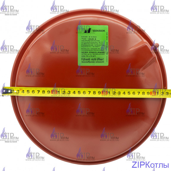 Расширительный бак Wienkelmann DUK6 6L диамметр 32 резьба 3/8 для VIessmann 7831308 3206500K