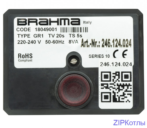 Блок управления горением Brahma GR1 18049001 контроллер  246.124.024 брахма _