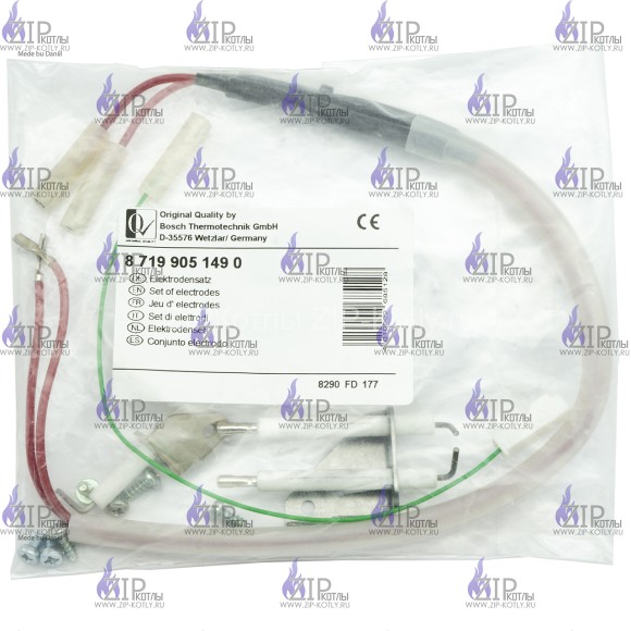 Комплект электродов розжига с кабелями U02X-24K/U042-24K/ZSA/ZWA/ZWE 19928643 87199051490