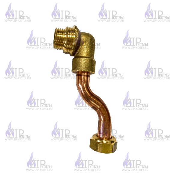 Патрубок выхода воды ГВС из 2-го теплообменника Baxi 5683630_2