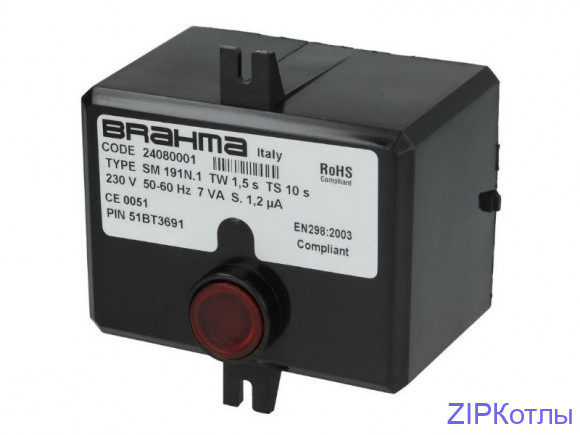 Блок управления горением SM191N.1 Brahma 24080001
