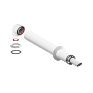 Комплект коаксиальный 60х100-1100 антиобледенительный с хомутом, фланцем и втулкой