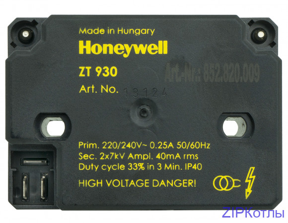 Трансформатор Satronic  ZT930, Honeywell 13124 (852.820.009)_4