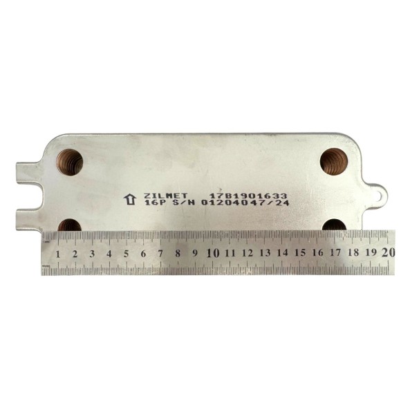 Теплообменник вторичный Zilmet 16 пластин Buderus 87186446250_4 Теплообменник вторичный Zilmet 16 пластин Buderus 87186446250_4