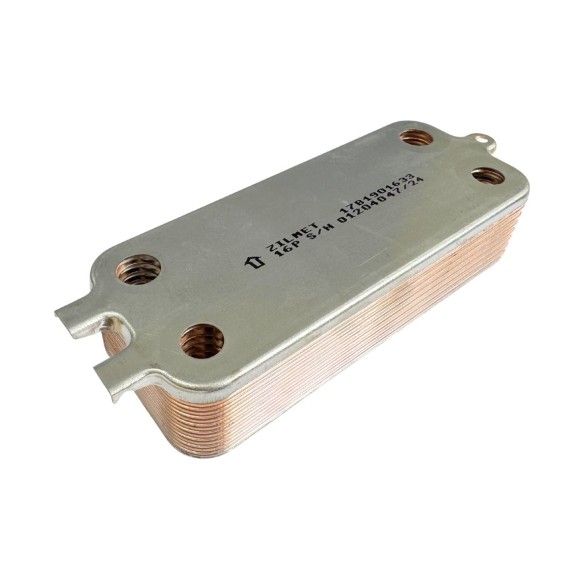 Теплообменник вторичный Zilmet 16 пластин Buderus 87186446250_1 Теплообменник вторичный Zilmet 16 пластин Buderus 87186446250_1