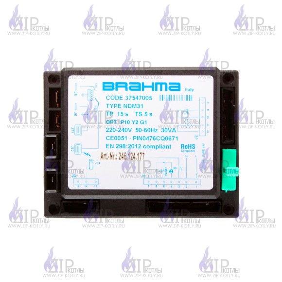 БЛОК УПРАВЛЕНИЯ ГОРЕНИЕМ BRAHMA NDM31 37547005