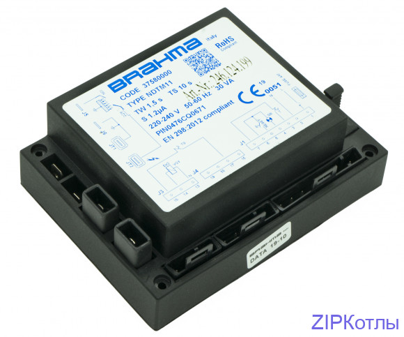 Блок управления горением Brahma NDTM11 топочник 37580000 контроллер 246.124.199