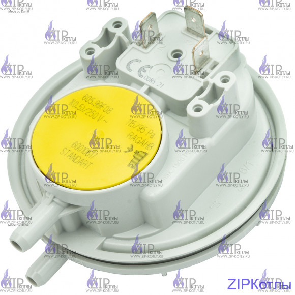 Пневмореле прессостат реле давления Huba 115/95Pa 605.99F08 1/250V для Baxi 721890800 721890700