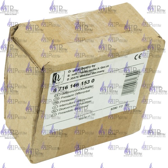 Дифференциальное реле давления U022-24K/U052-24_28_24K_28K Buderus 87161461530 Дифференциальное реле давления U022-24K/U052-24_28_24K_28K Buderus 87161461530