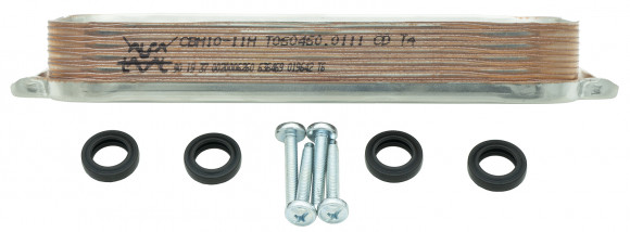 Вторичный теплообменник Vaillant 0020020018 (20020018)_2 Вторичный теплообменник Vaillant 0020020018 (20020018)_2