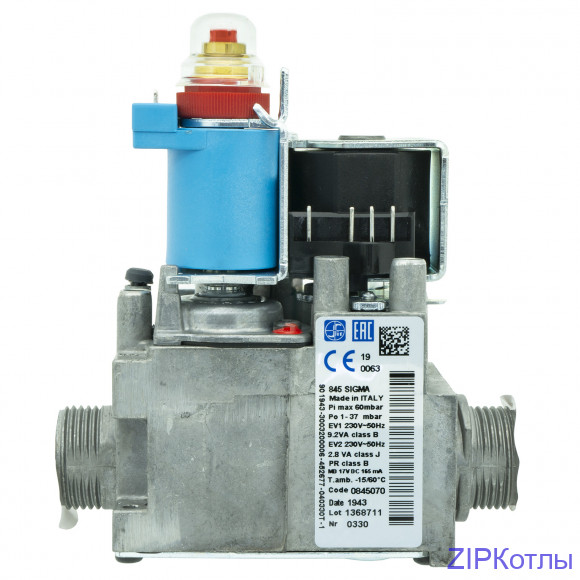 Газовый клапан Sit 845 Sigma 0845070 газовая арматура R10021021 6VALVGAS06 (Beretta 20007784 )_