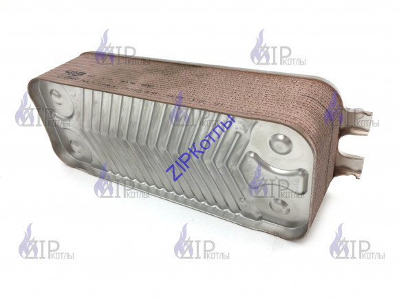 Теплообменник вторичный ГВС Hrale 22 пластины для Bosch Buderus 87186429480_4