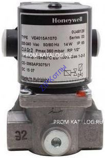 Клапан газовый электромагнитный отсечной Honeywell VE4015A1070 534.322.023