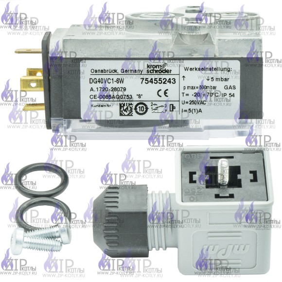 Датчик-реле давления газа DG 40VC1-6W /B 75455243 Датчик-реле давления газа DG 40VC1-6W /B 75455243