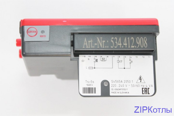 Контроллер управления горением Honeywell S4565A2050 534.412.908
 (3)