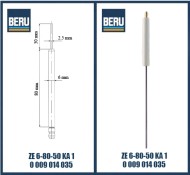 Свеча электрод зажигания и контроля пламени Ignitors BERU ZE 6-80-50 KA1 0009014035 Свеча электрод зажигания и контроля пламени Ignitors BERU ZE 6-80-50 KA1 0009014035