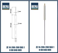 Свеча электрод зажигания Ignitors BERU ZE 14-200-220 SKA1 0009046009 Свеча электрод зажигания Ignitors BERU ZE 14-200-220 SKA1 0009046009