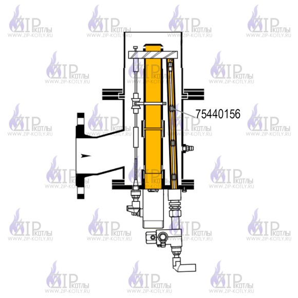 Электрод для Kromschroder ZMI 16 L600 75440156