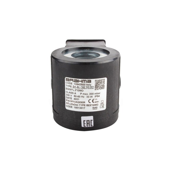 Катушка клапана Brahma BE8*GMO 18813017