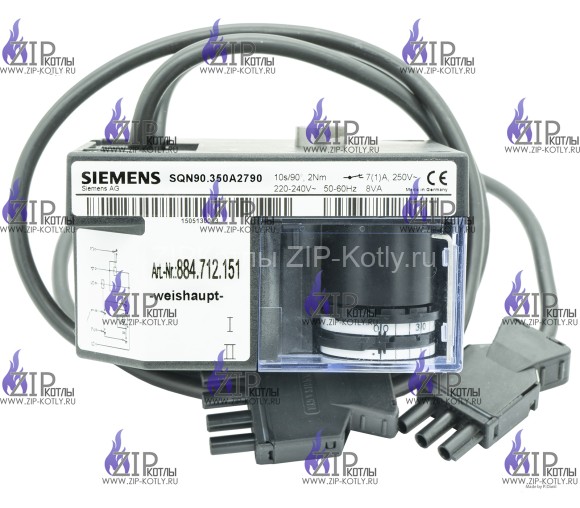 Сервопривод Siemens SQN90.350A2790 Weishaupt 651037 Сервопривод Siemens SQN90.350A2790 Weishaupt 651037