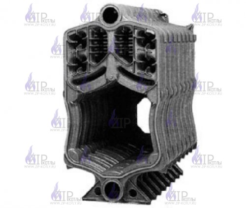 Теплообменник котла - 10 секционные котлы для напольного котла De Dietrich Теплообменник котла - 10 секционные котлы для напольного котла De Dietrich