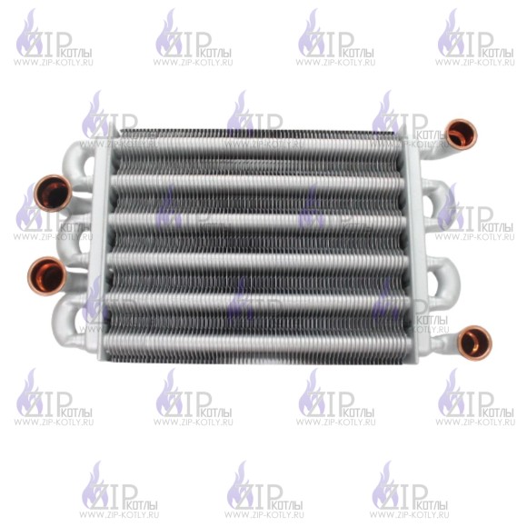 Теплообменник битермический ARISTON BALTGAZ BIASI IMMERGAS UNICAL 65106300 BI1592100 1.024398 952634