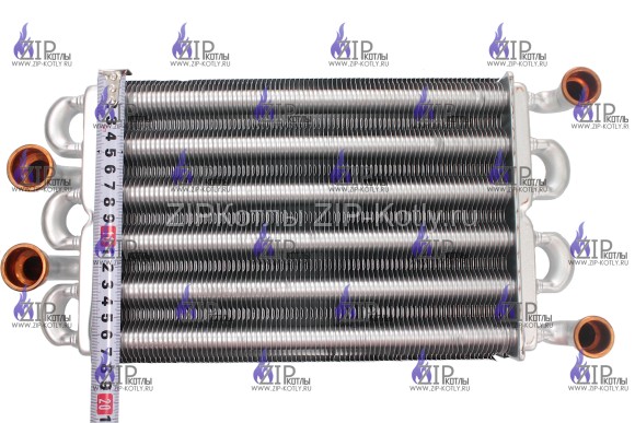 Битермический теплообменник 28квт 260мм alphatherm roda immergas 95263475 KENTATSU 24-1CS 7020120014